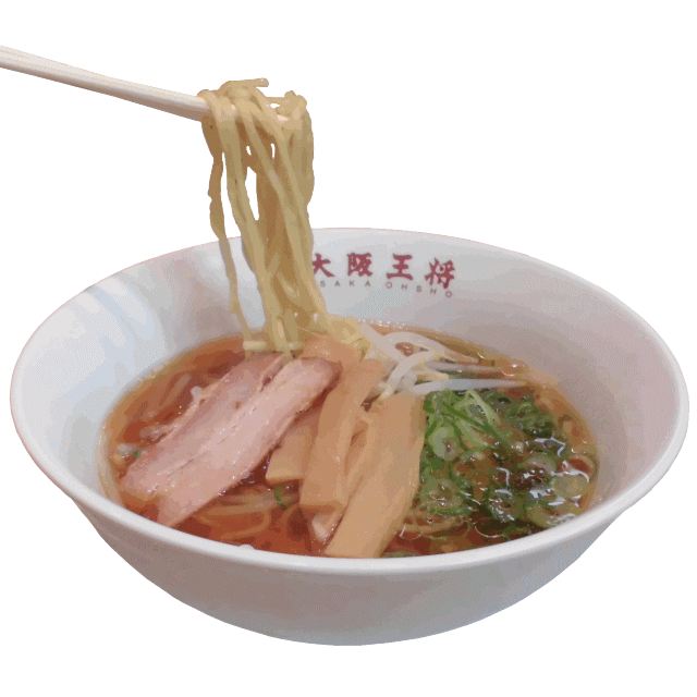 大阪王将 院庄店の醤油ラーメン